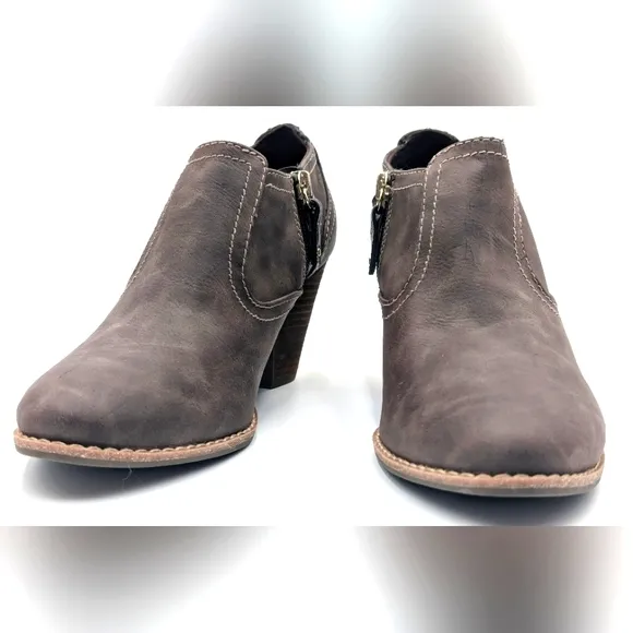 Dr. Scholl’s Codi Brown Women’s Memory Foam Cool Fit Side-Zip Boot Size 9