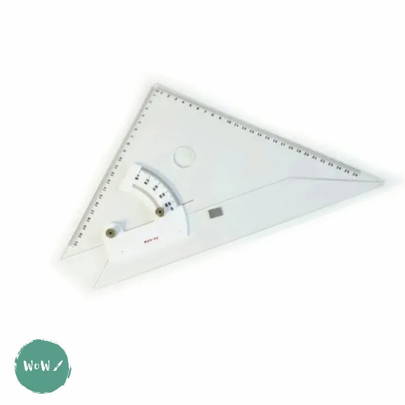 DRAWING ACCESSORY- Adjustable Set Square - 12" / 300mm