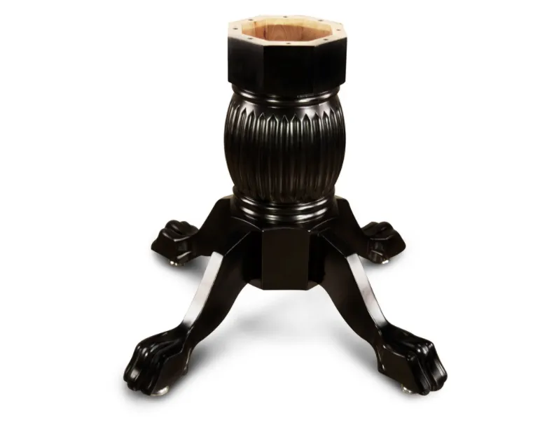 Duke Poker Table Leg - Black (Legs only)