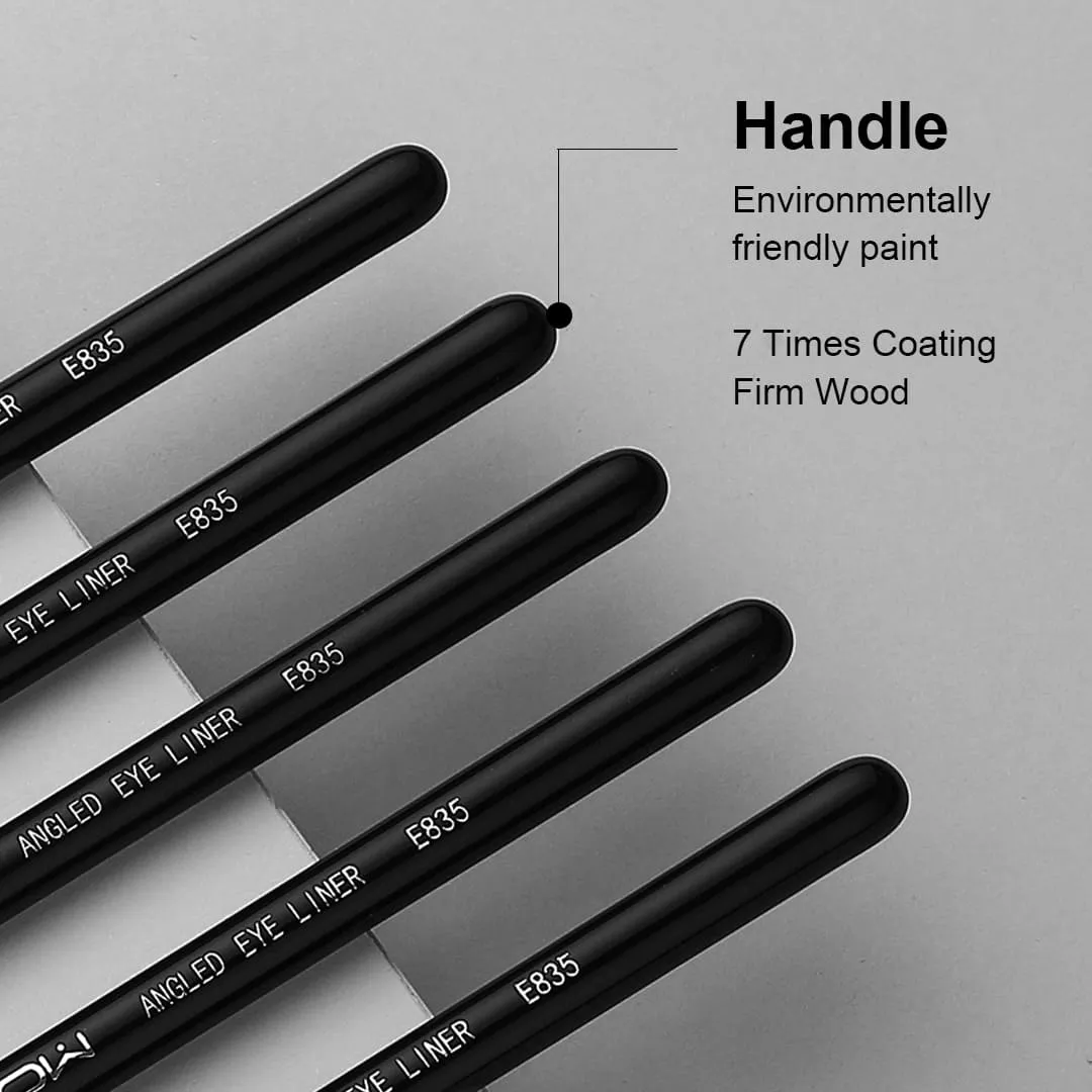 E835 ANGLED EYELINER BRUSH - PRO PRECISION GEL EYELINER MAKEUP BRUSH