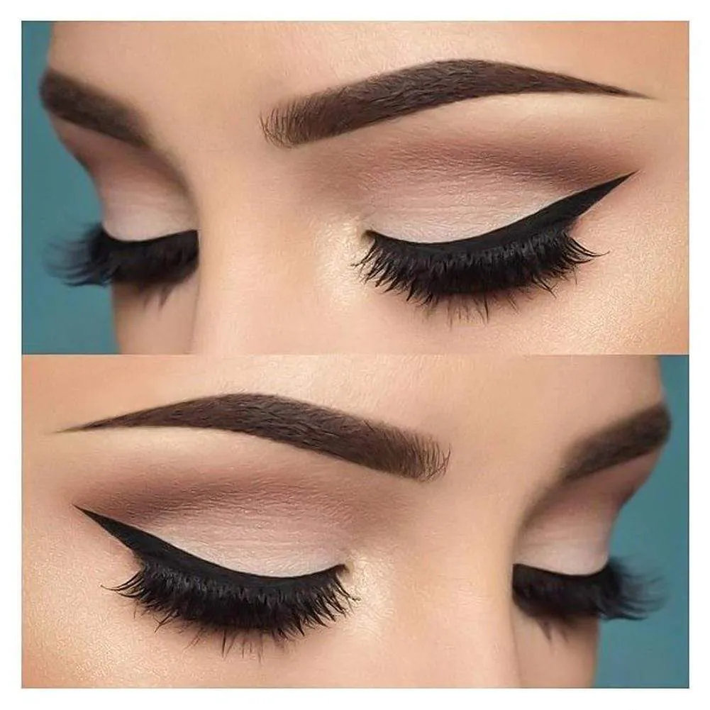 E835 ANGLED EYELINER BRUSH - PRO PRECISION GEL EYELINER MAKEUP BRUSH