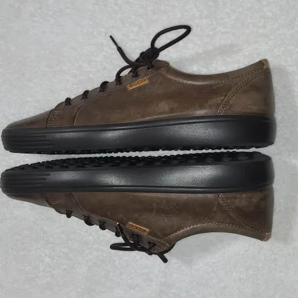 Ecco Sneakers Mens Size EU 44 10 US  Brown Soft Comfort Lace Up Casual Shoes