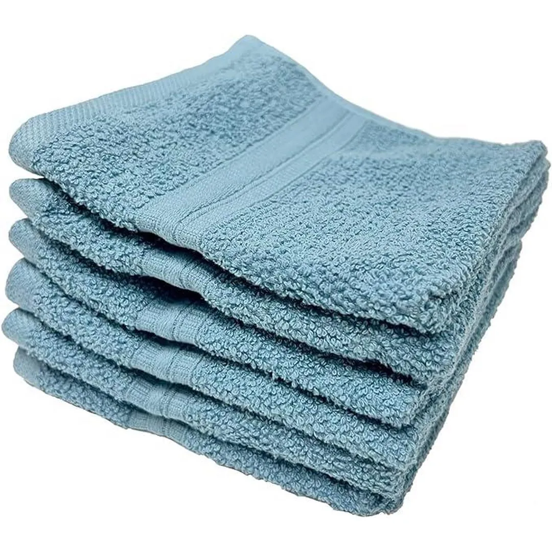 ECO LUXE Lofty Cotton Bath Towel Blue - 30x54 Inches