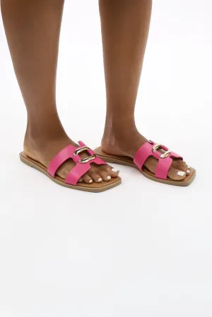 Effortless Sandals -Fuchsia