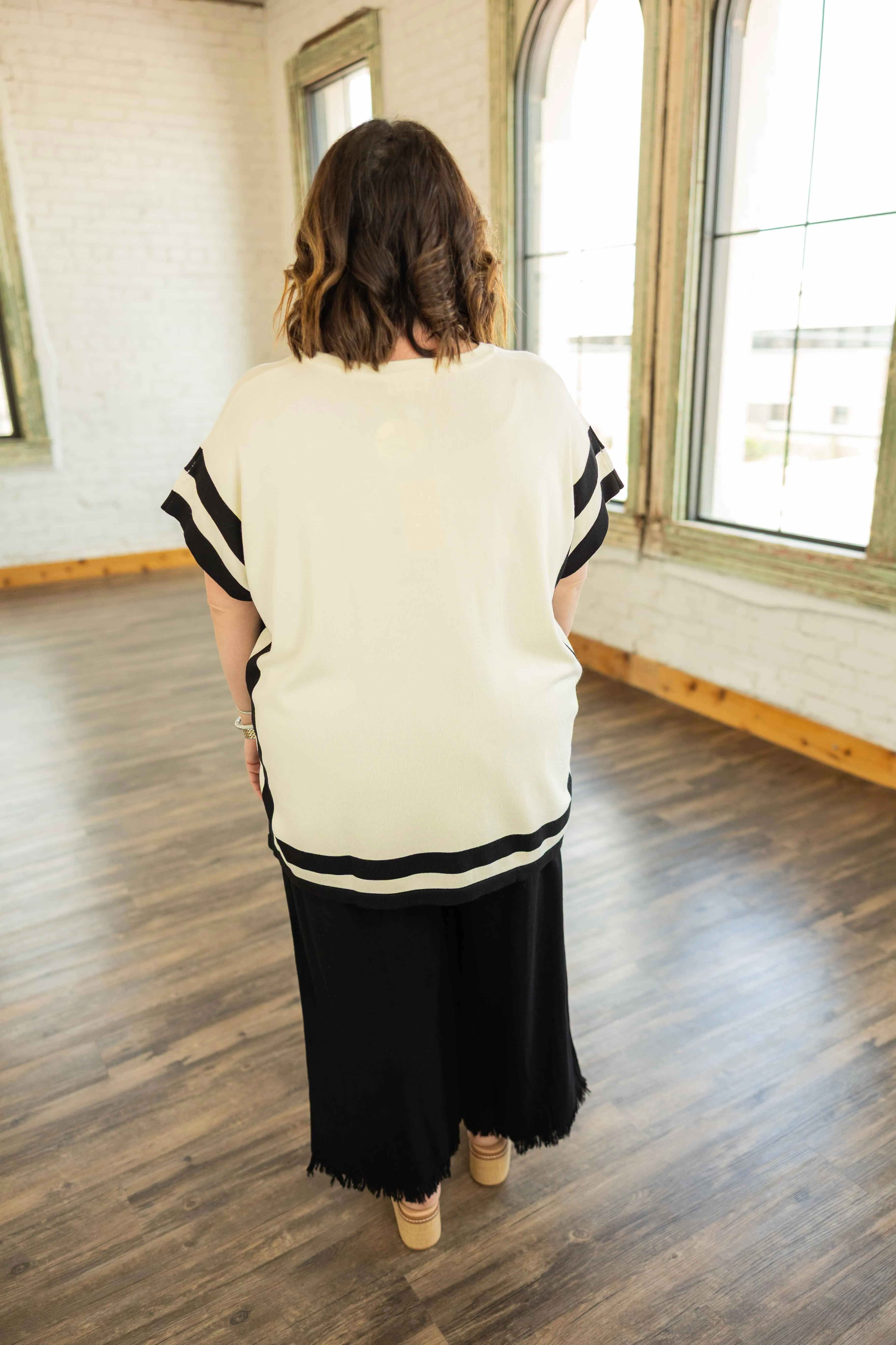 EILEEN PLUS LINEN BLEND WIDE LEG PANTS