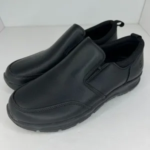 Emeril Lagasse Mens ELMQUSOTWL-001 Black Leather Size 10.5W Slip-On Shoes