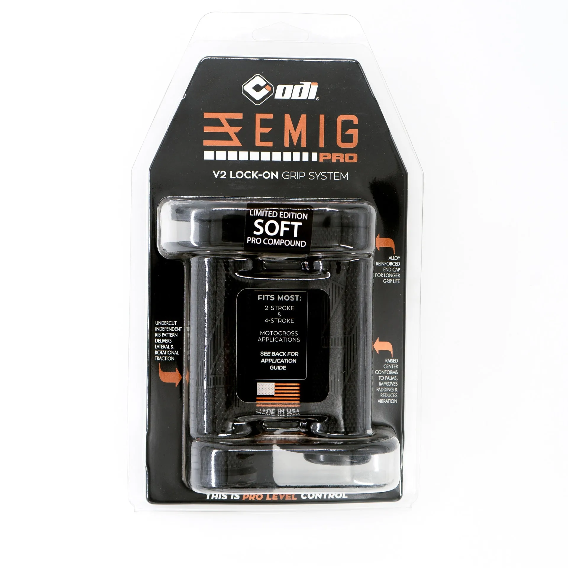 Emig Pro Mx V2 Lock On Black Out