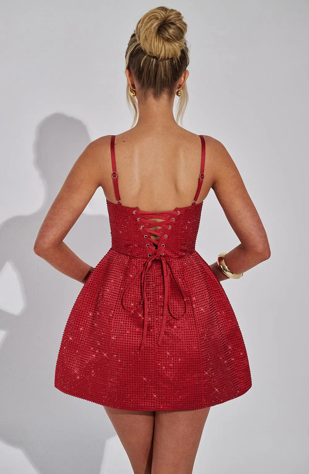 Emma Mini Dress - Red