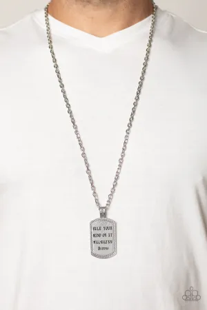 Empire State of Mind - Silver Necklace - Paparazzi Accessories
