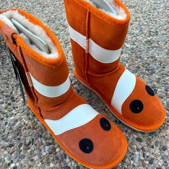 EMU Australia LC Clown Fish Boots Size 3 (NIB)