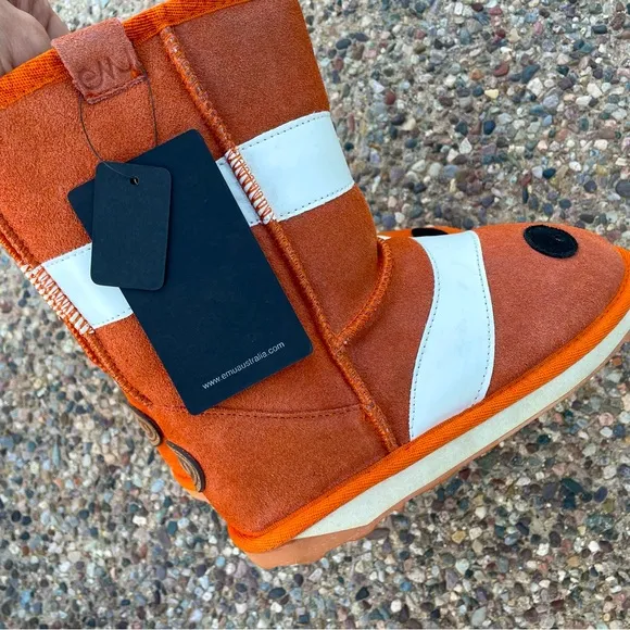 EMU Australia LC Clown Fish Boots Size 3 (NIB)