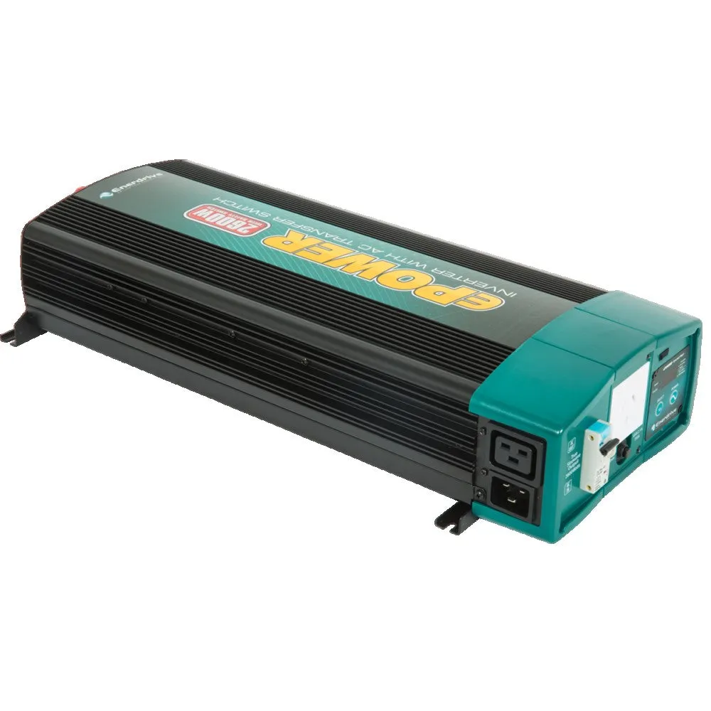 Enerdrive 2600W 12v True Sine Wave Inverter with Built in RCD