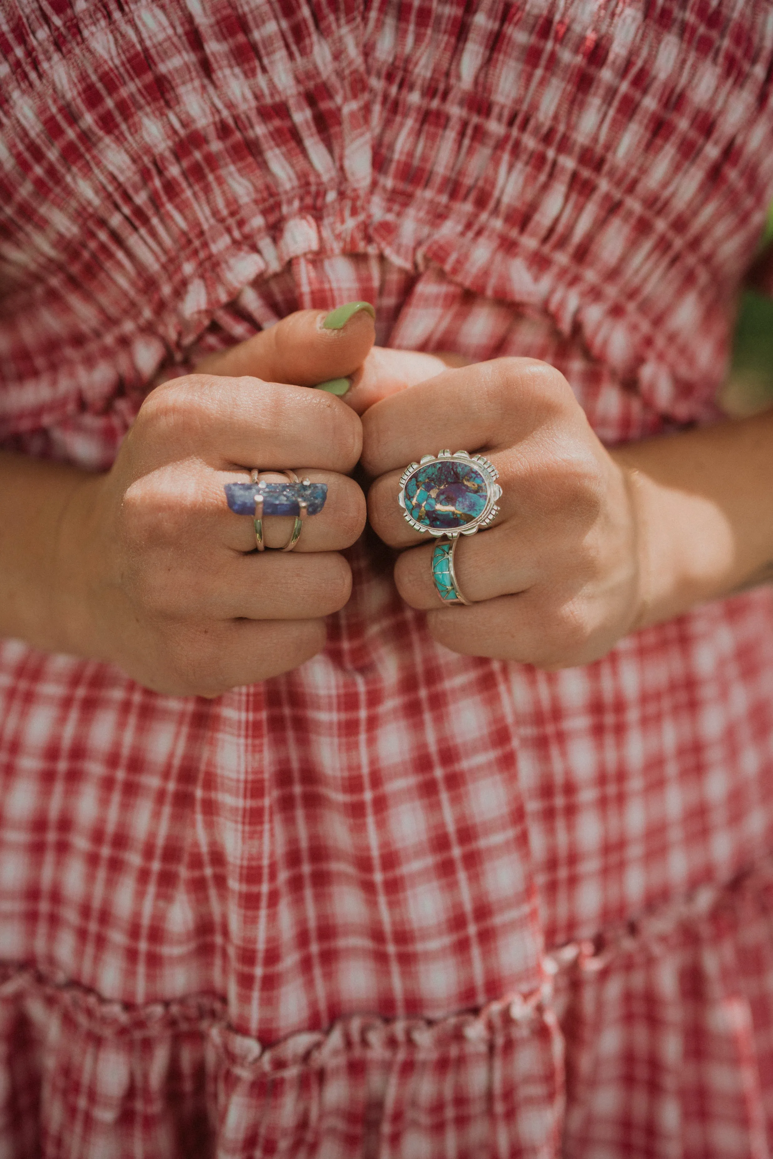 Erica Ring | Purple Turquoise