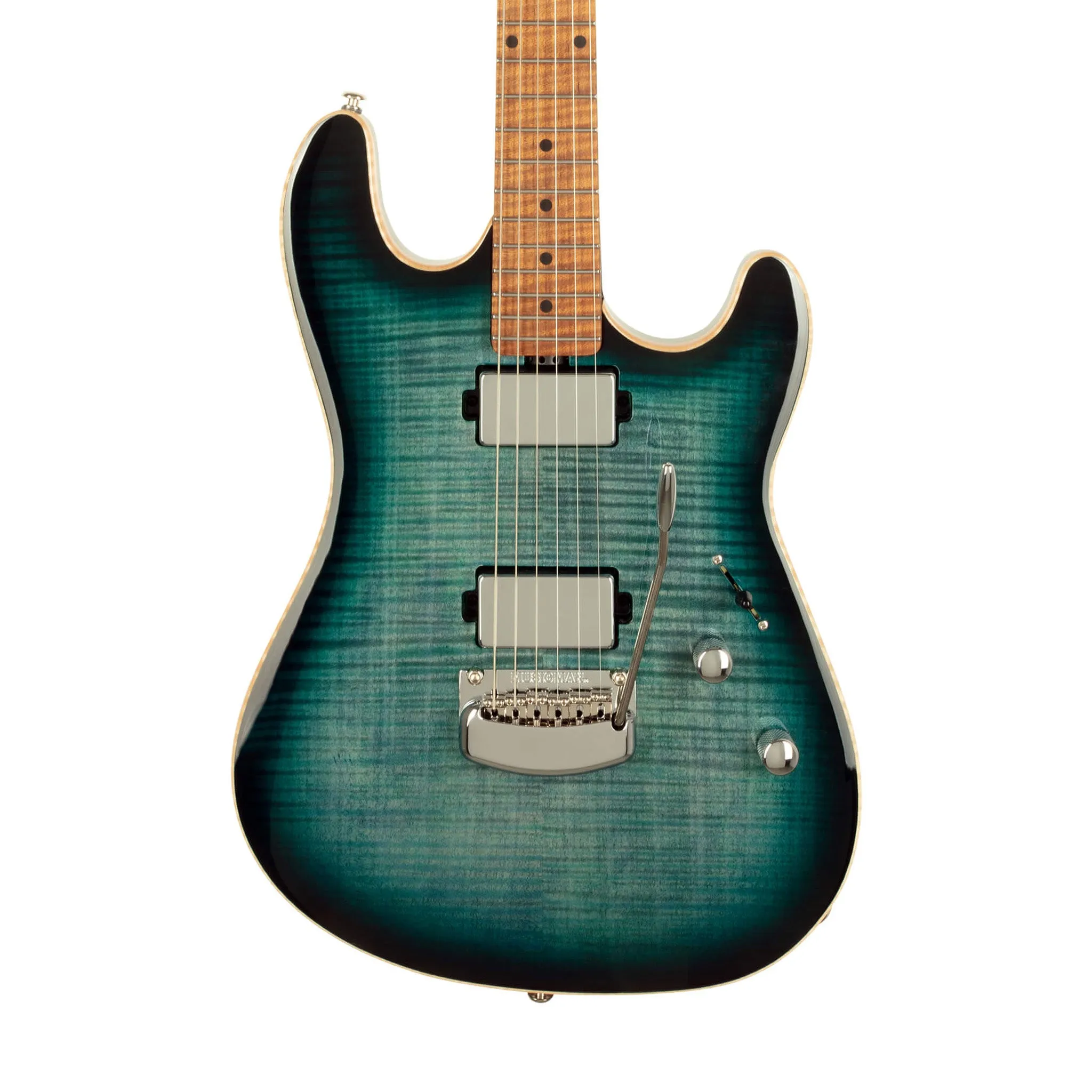 Ernie Ball Music Man Sabre HT Electric Guitar, Maple FB, Yucatan Blue