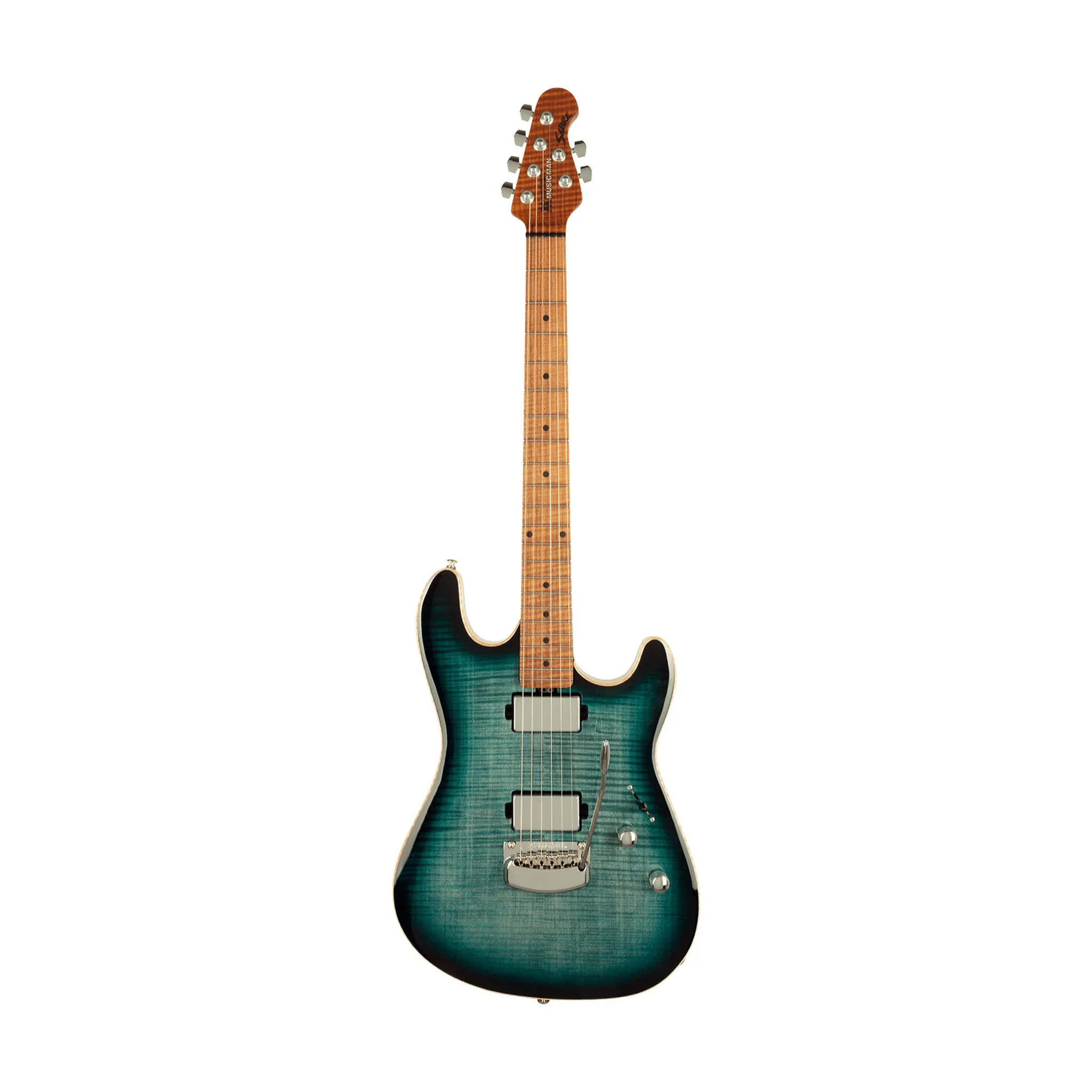 Ernie Ball Music Man Sabre HT Electric Guitar, Maple FB, Yucatan Blue