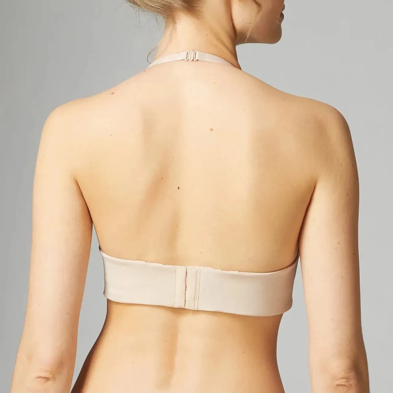 Essentiel Bandeau Bra With Removable Straps In Peau Rosee - Simone Perele