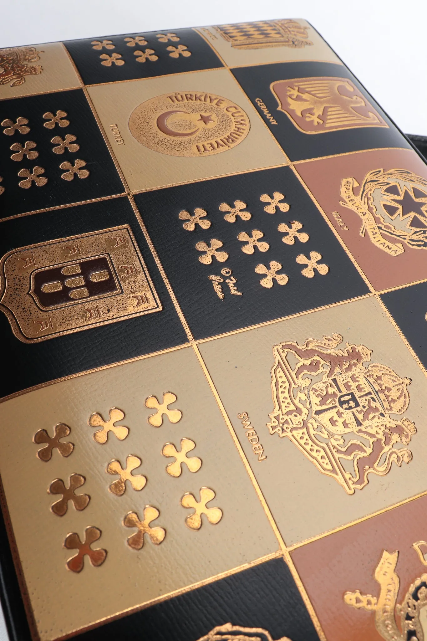 European Crest Box Bag