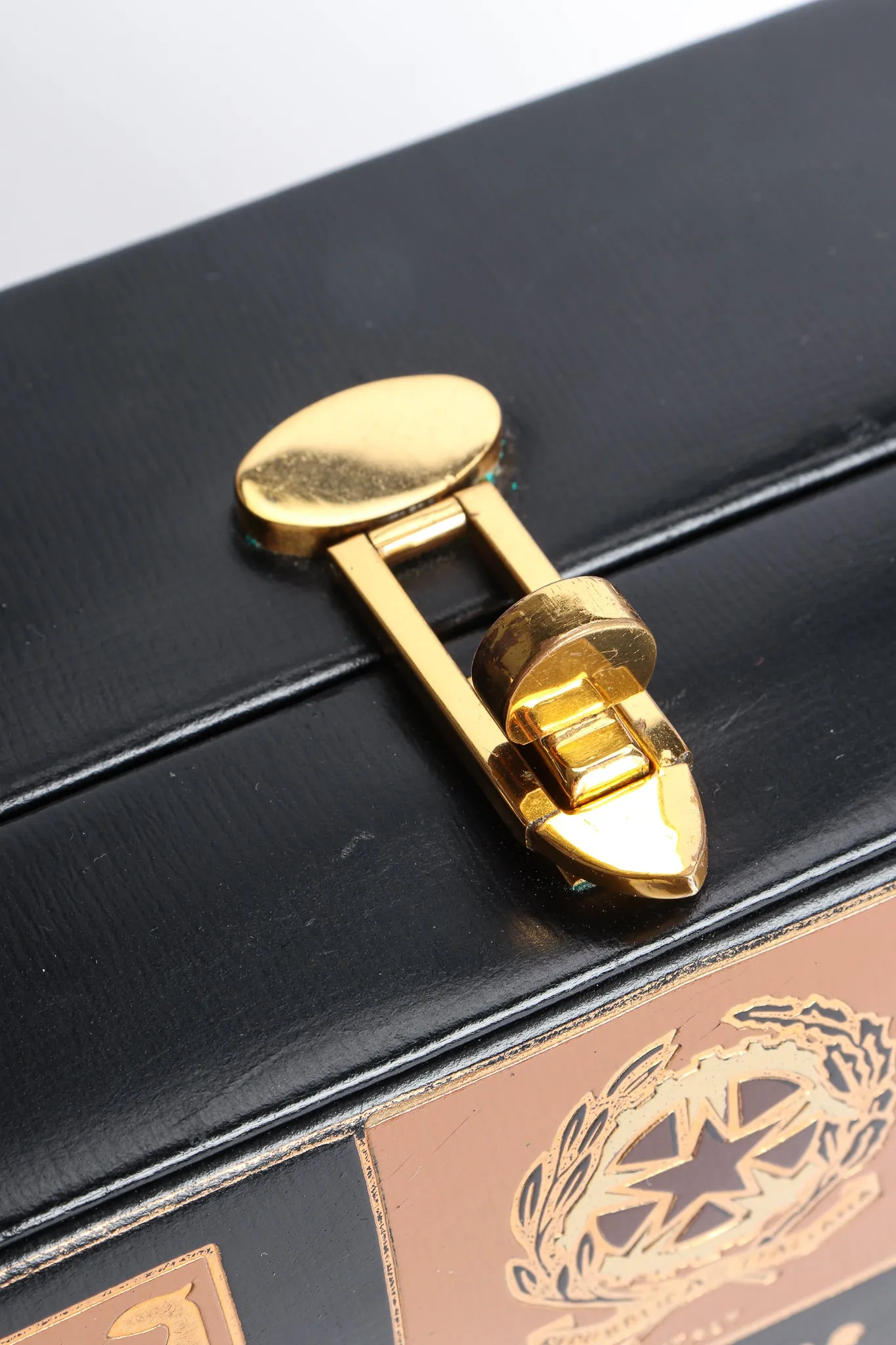 European Crest Box Bag