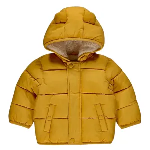 Ex Chainstore Boys Mustard Padded Jacket