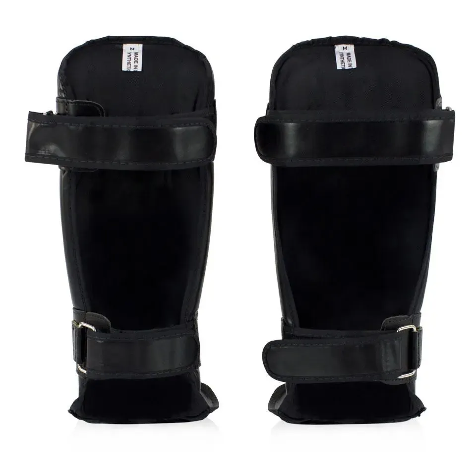 Fairtex Double Padded Shin Guards - Black