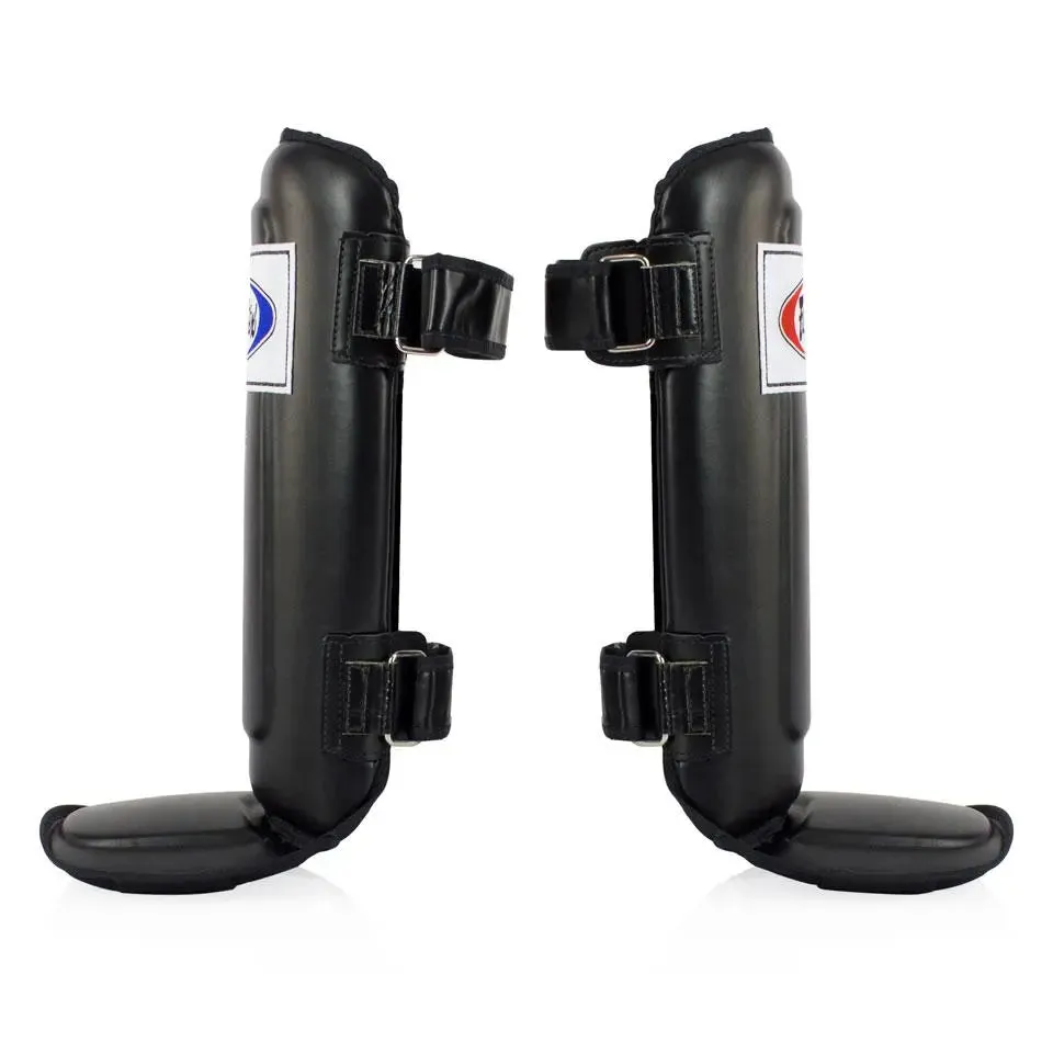 Fairtex Double Padded Shin Guards - Black