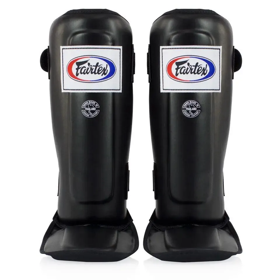 Fairtex Double Padded Shin Guards - Black