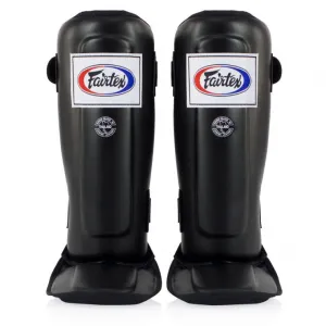 FAIRTEX DOUBLE PADDED SHIN PADS-BLACK