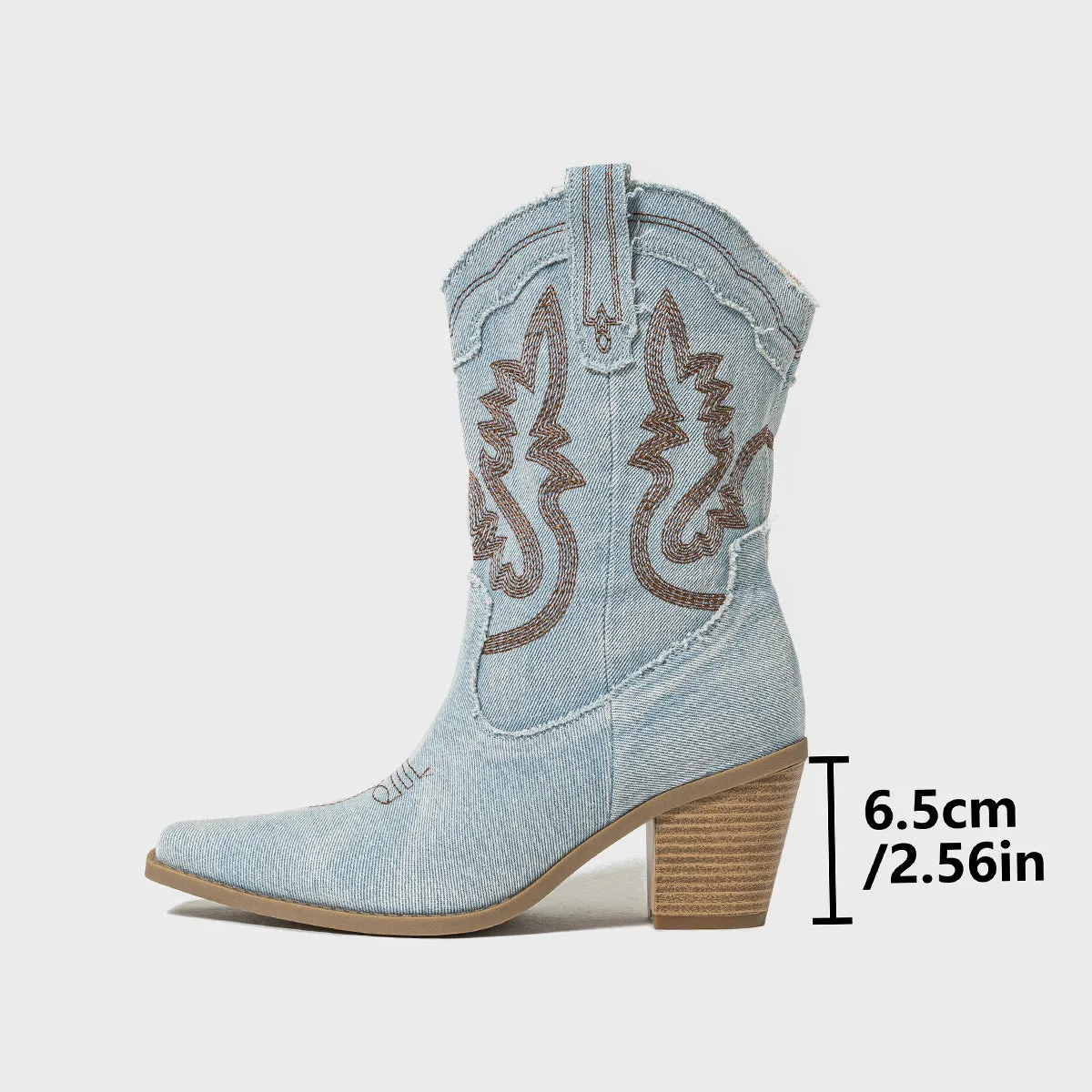 Fashionable Chunky Heel Women's Boots