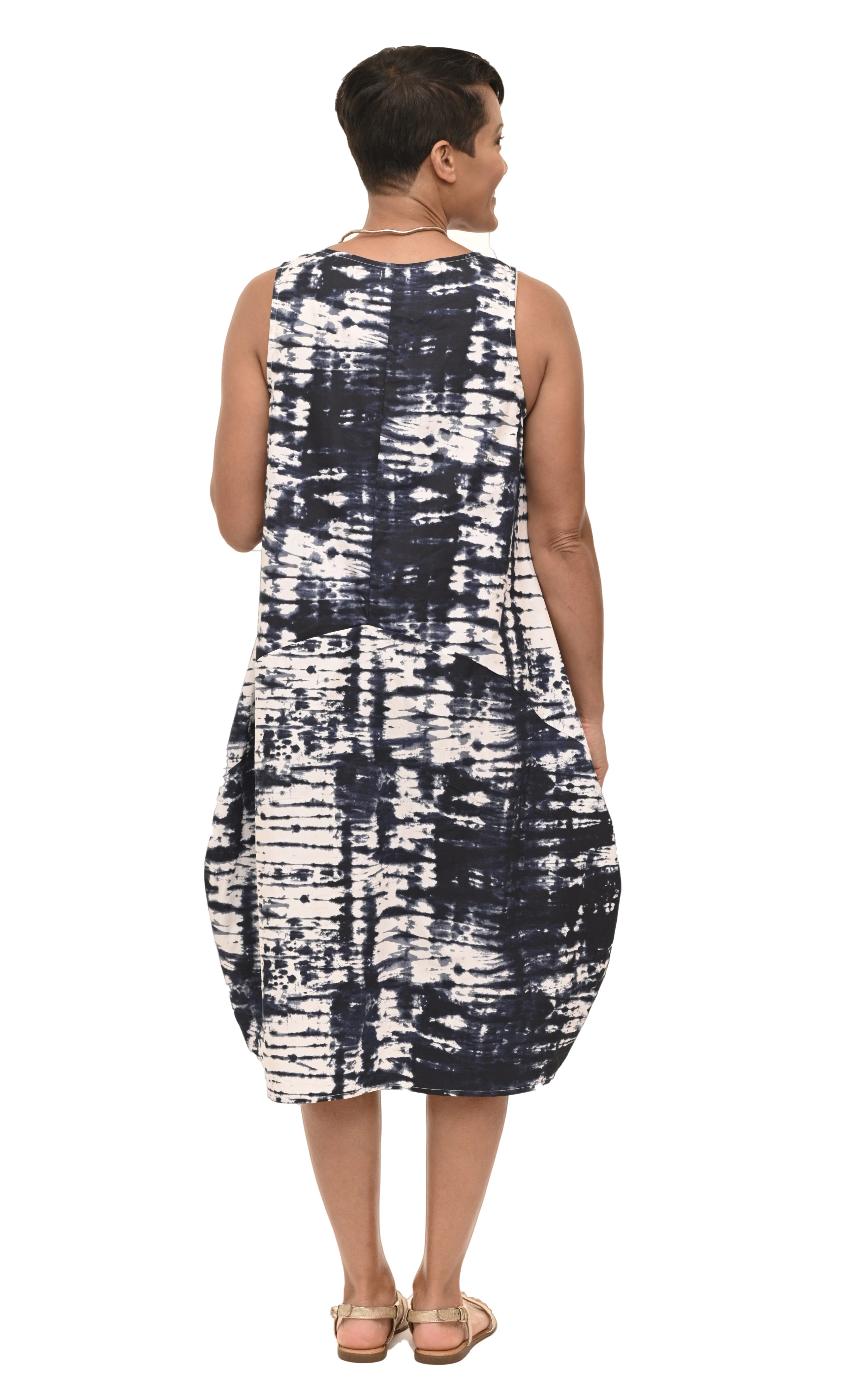 FINAL SALE CV46 Cora Dress in Ocean Tie Dye*