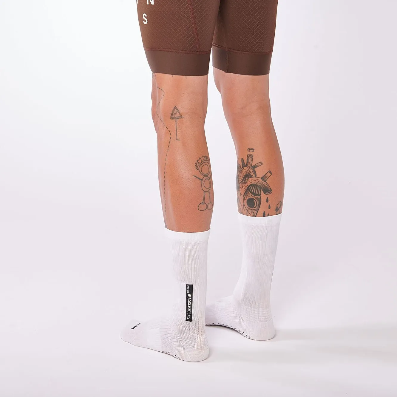 Fingerscrossed Off Road Socks - White