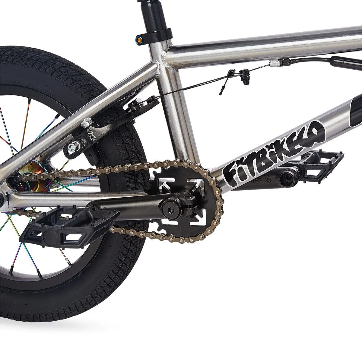Fit Bike Co Misfit 14 Inch Bike Caiden Brushed Chrome