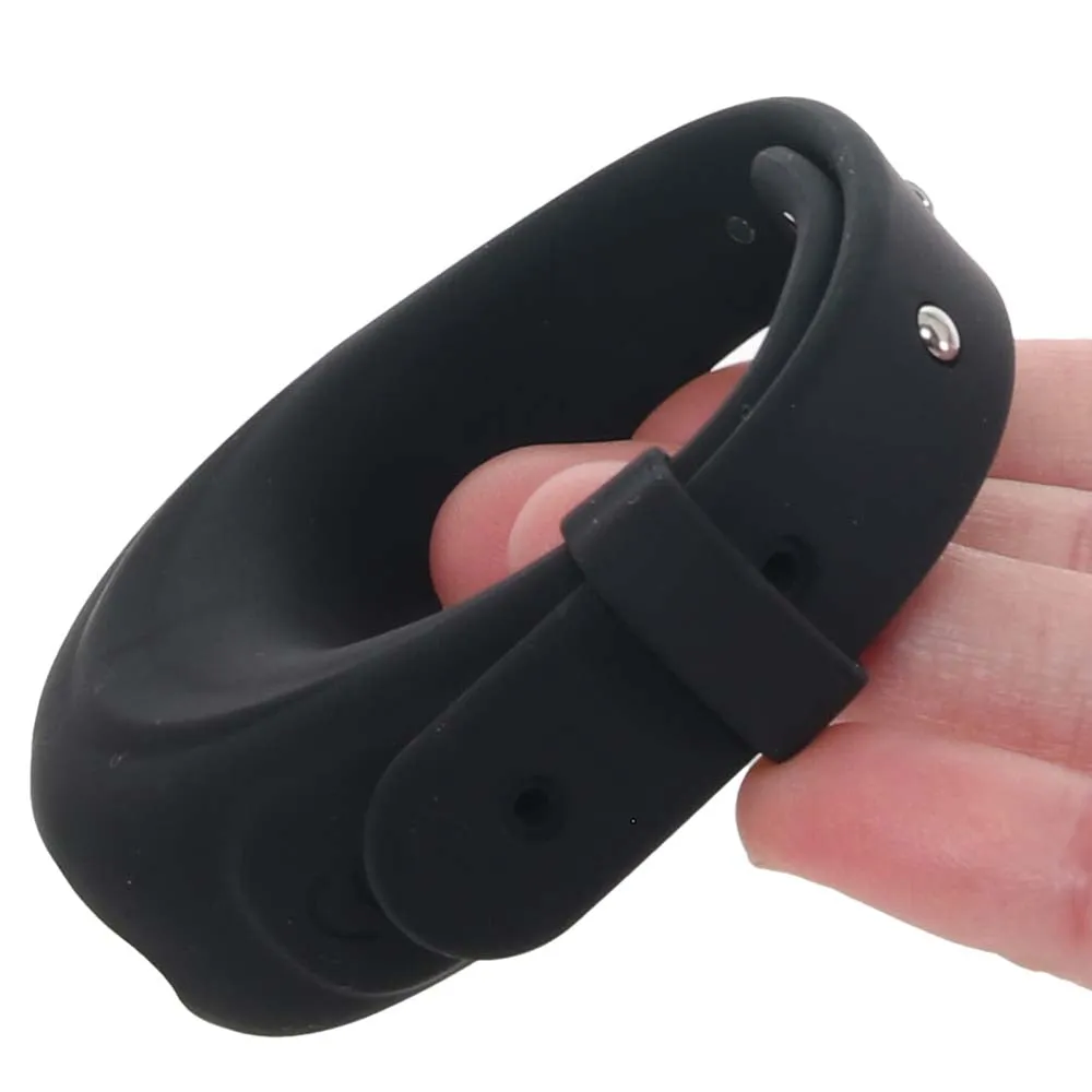 Fit Rite Vibrating Cock Ring with Snaps