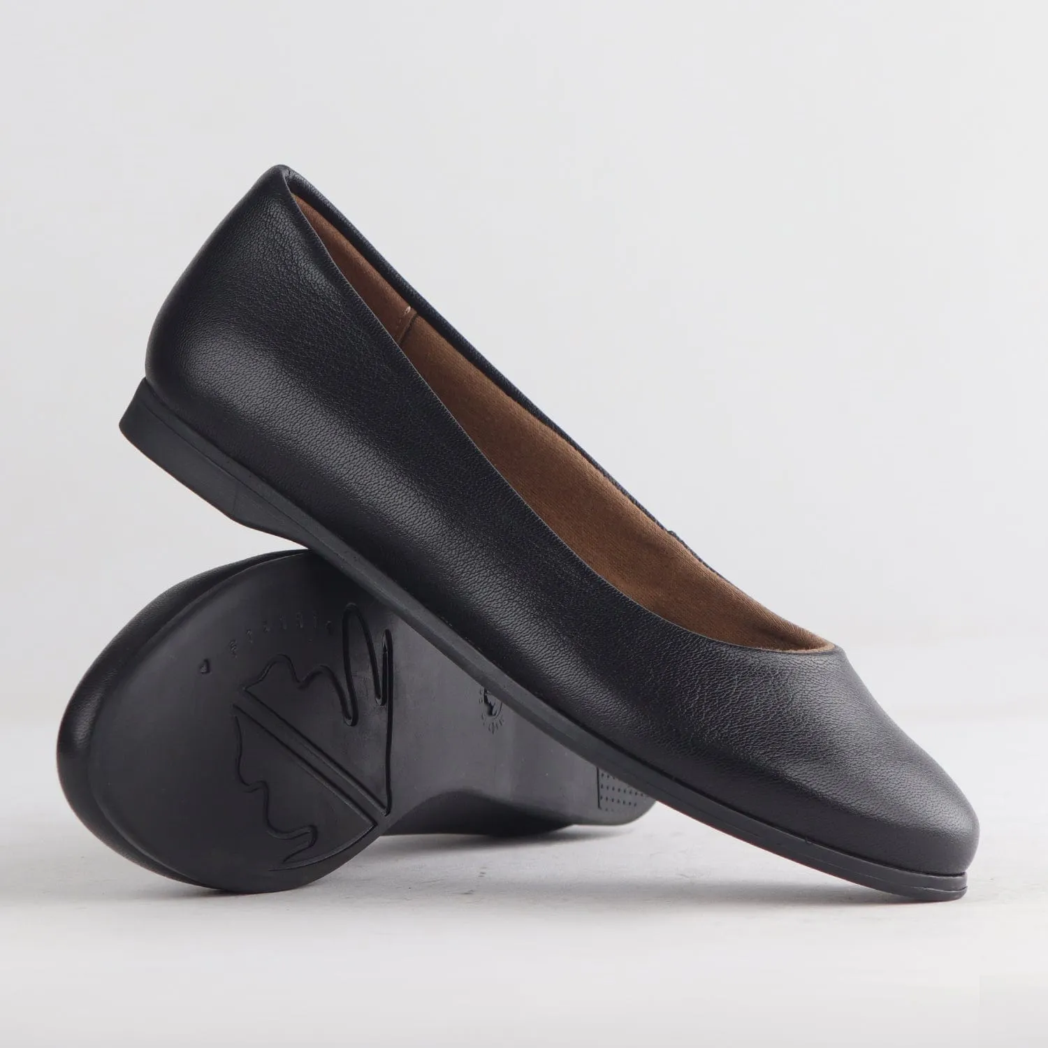 Flat Pump in Black - 12764