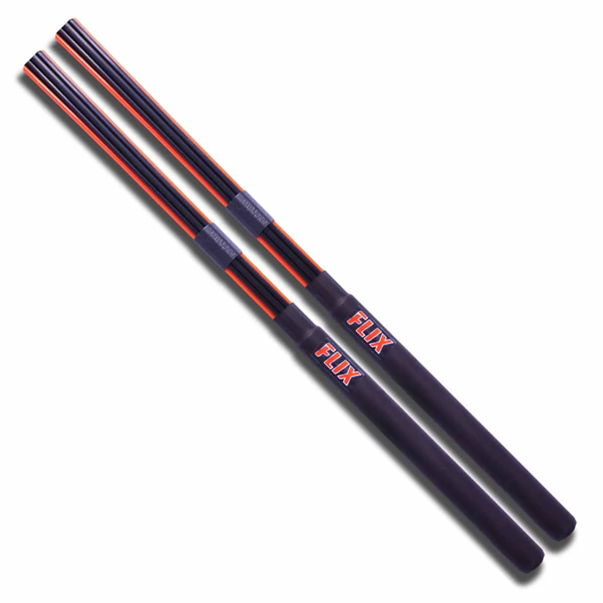 Flix Fibre Heavy Sticks - Black/Orange