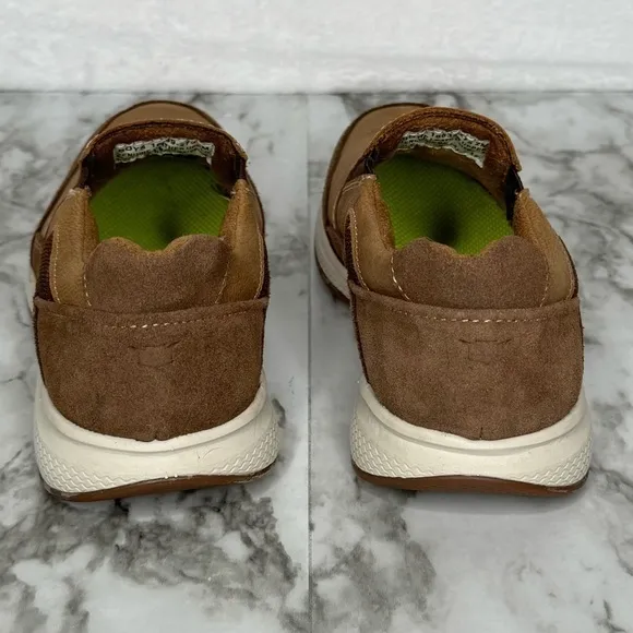 Florsheim Great‎ Lakes Jr. Boys Moc Toe Slip-on Sneakers- Sz 2M
