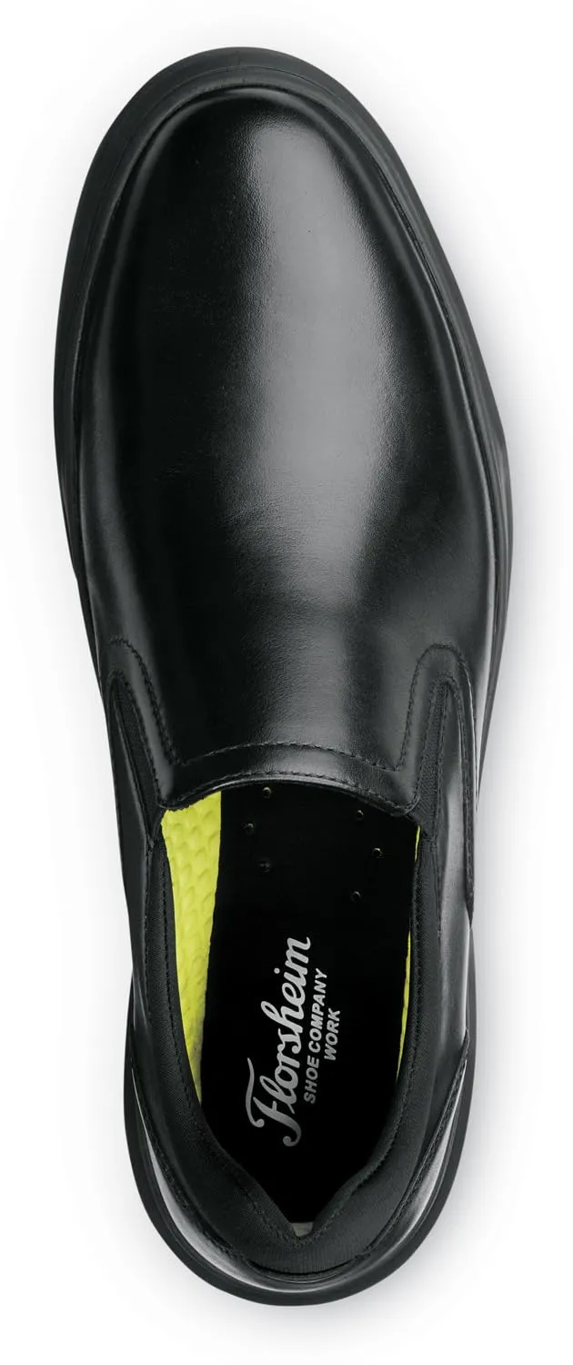 Florsheim Premier Work, Men's, Black, Soft Toe, EH, MaxTrax Slip Resistant, Casual, Work Shoe (10.5)
