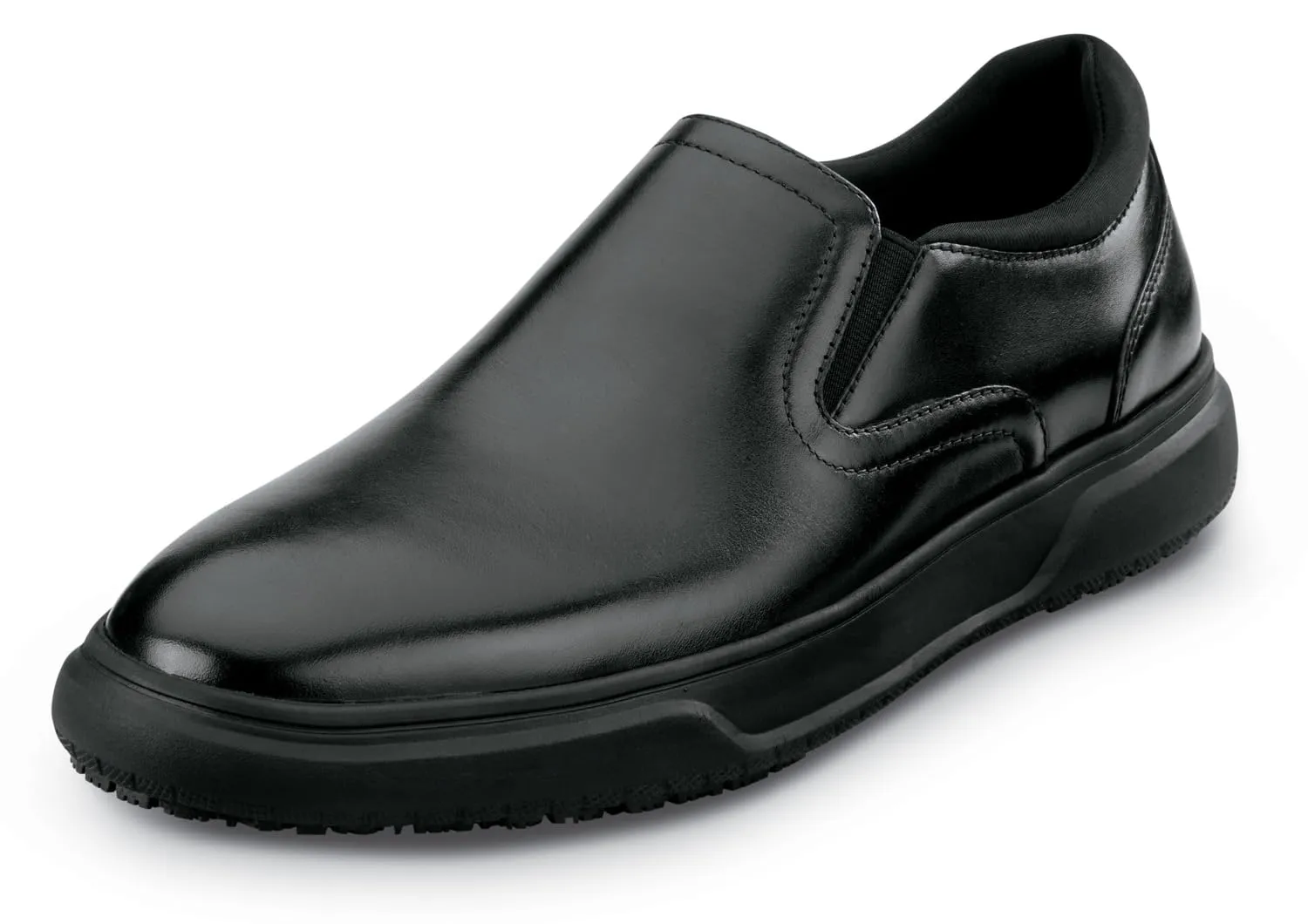 Florsheim Premier Work, Men's, Black, Soft Toe, EH, MaxTrax Slip Resistant, Casual, Work Shoe (10.5)