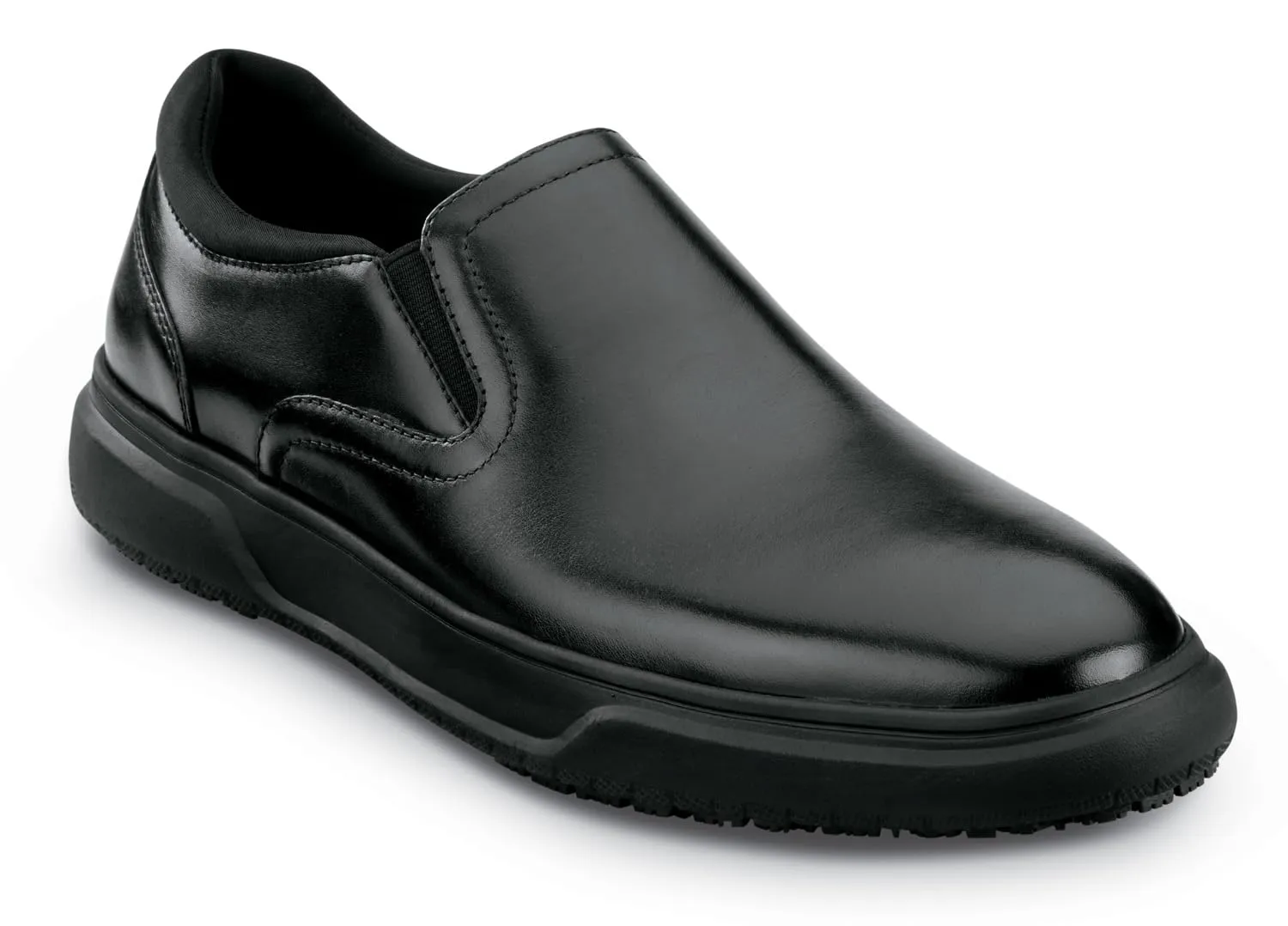 Florsheim Premier Work, Men's, Black, Soft Toe, EH, MaxTrax Slip Resistant, Casual, Work Shoe (10.5)