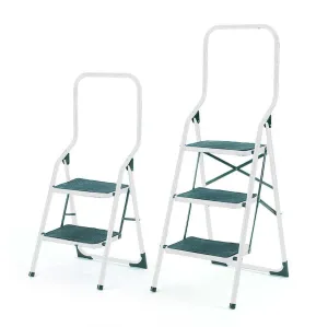 Folding Steps with High Back