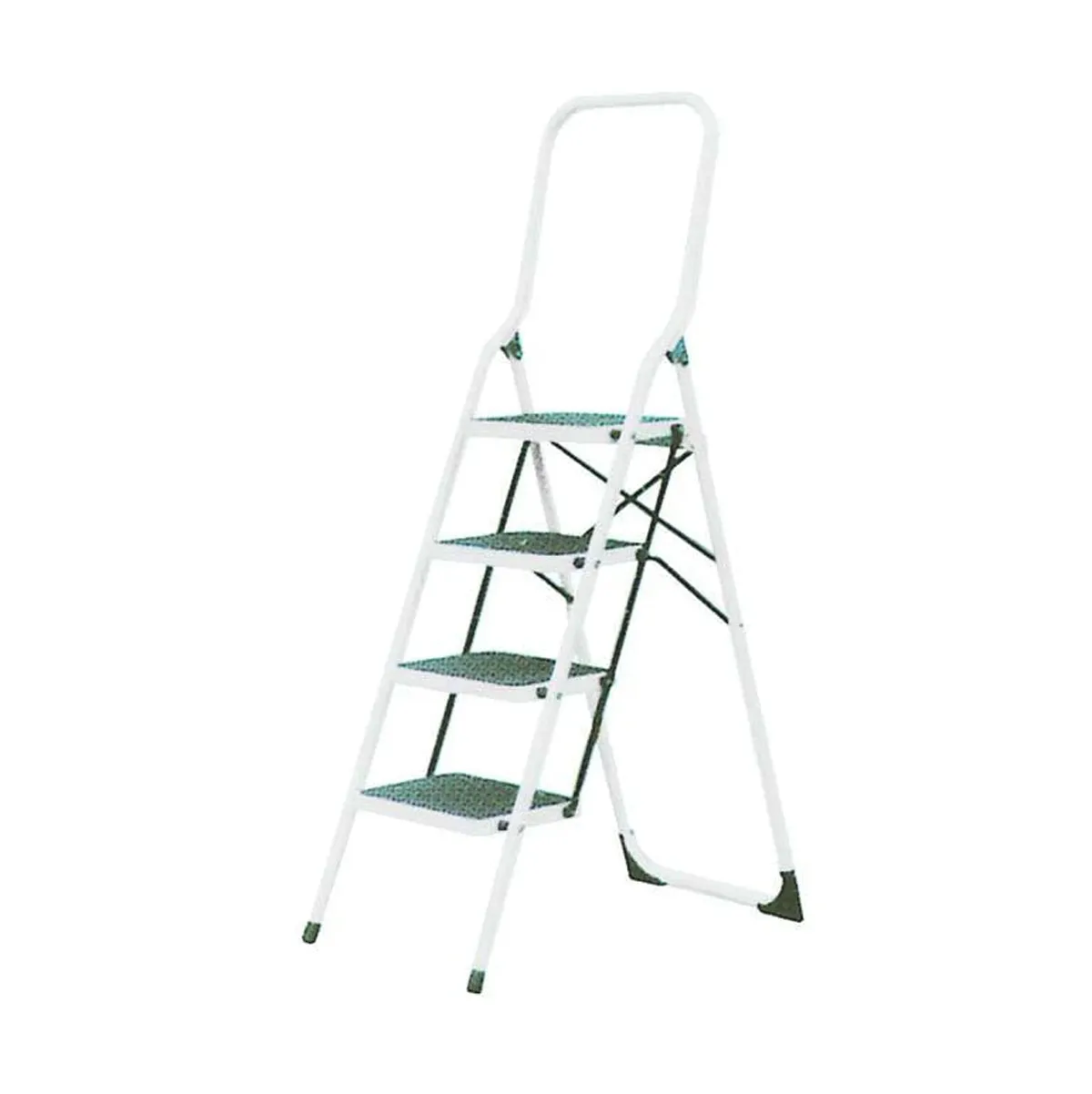 Folding Steps with High Back