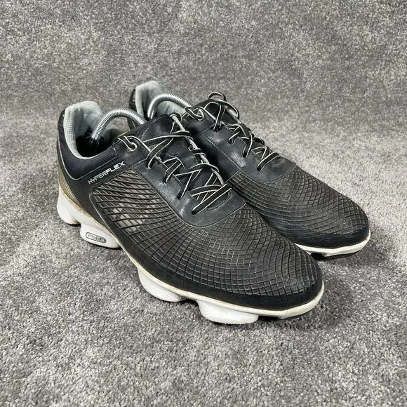 Footjoy FJ Hyperflex 2.0 FTF Black Soft Spike Golf Shoe 51046 - Men's Size 10 M