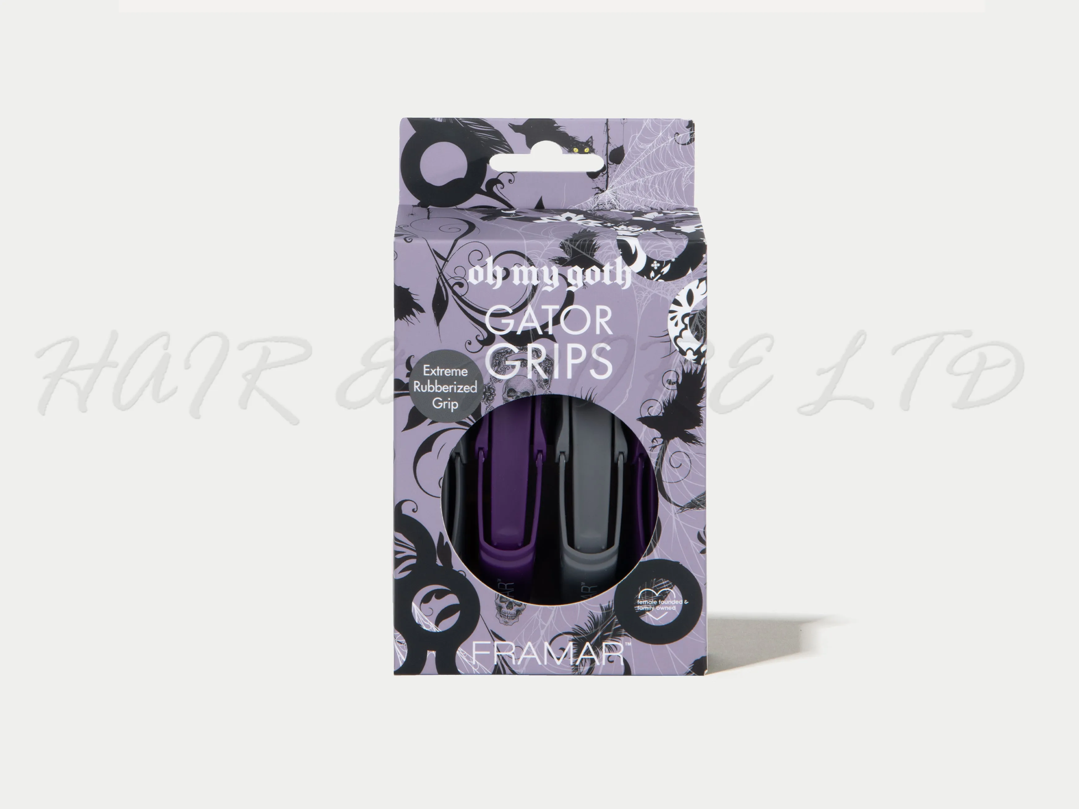 Framar Oh My Goth Gator Grip Clips (4pc) - Limited Edition