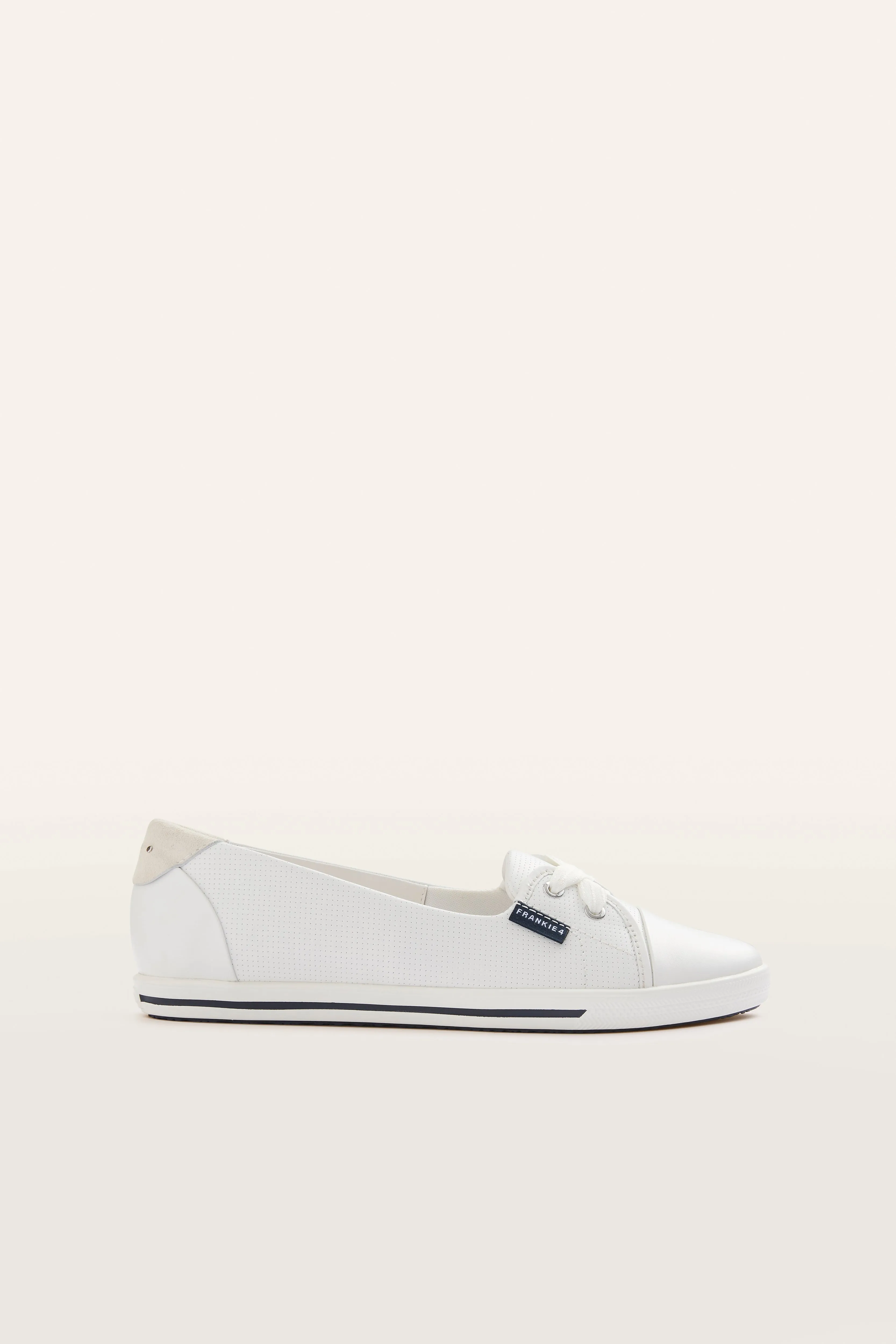 Frankie4 Hannah III Shoe - White Punched