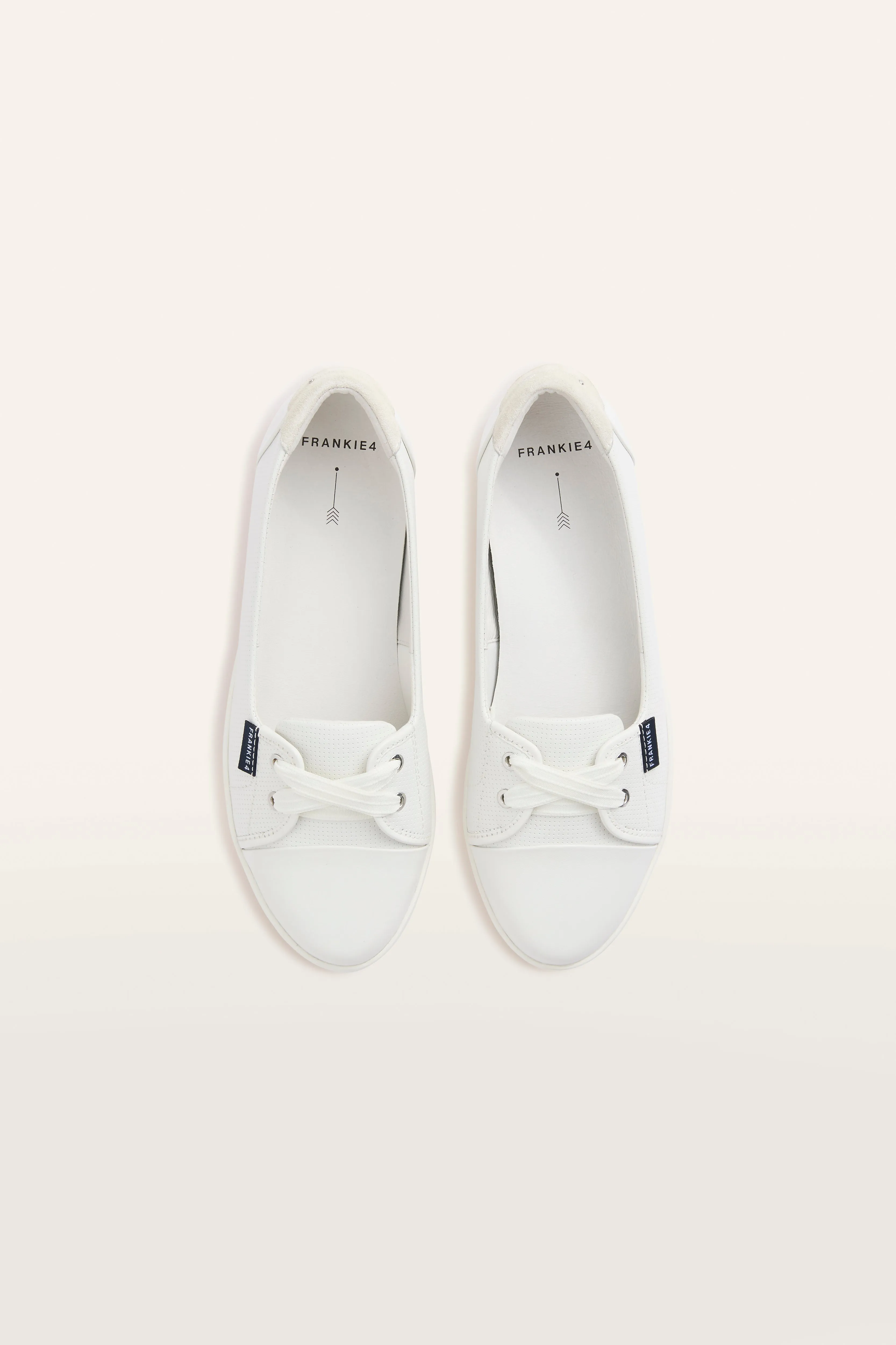 Frankie4 Hannah III Shoe - White Punched