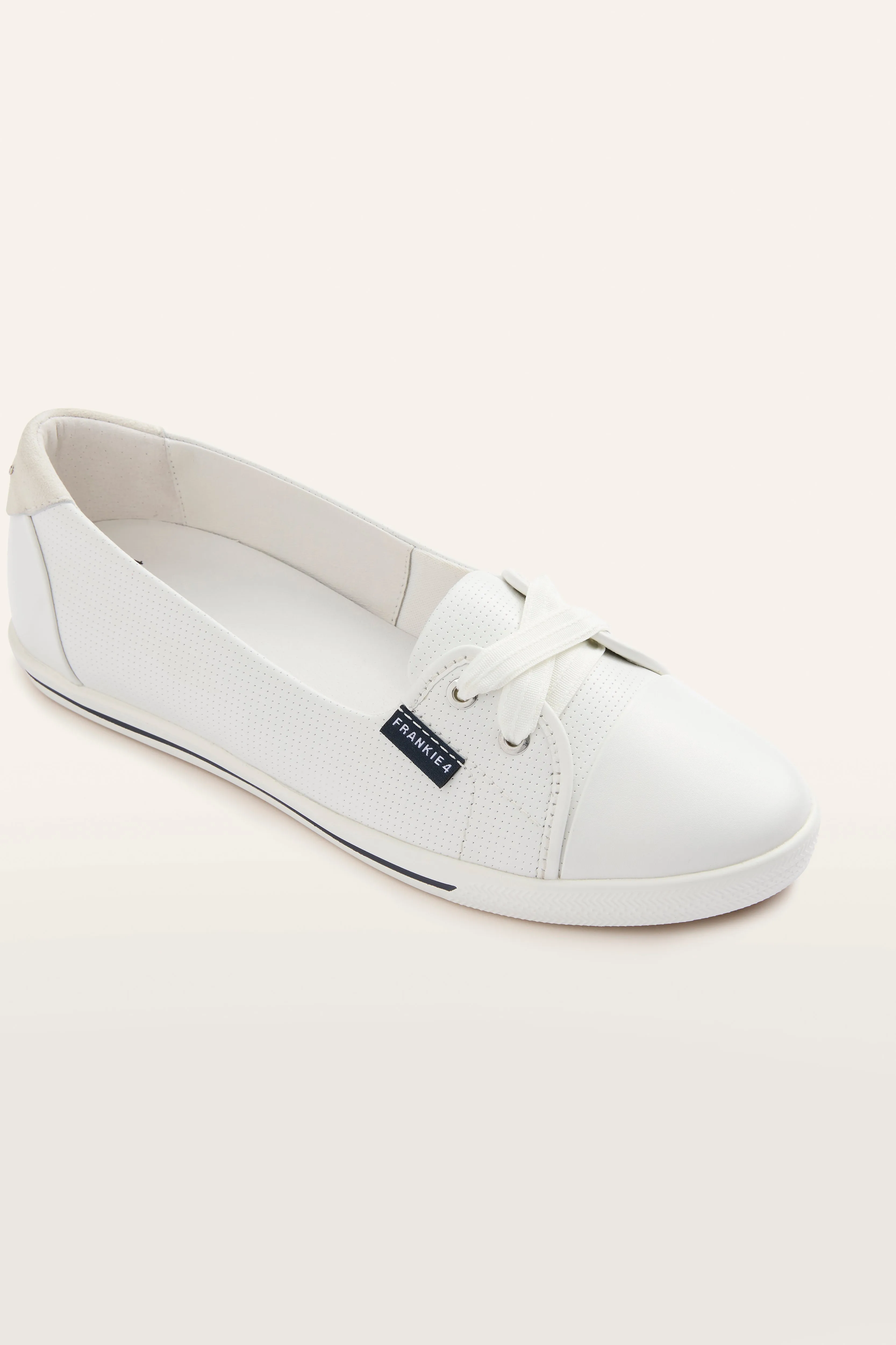 Frankie4 Hannah III Shoe - White Punched