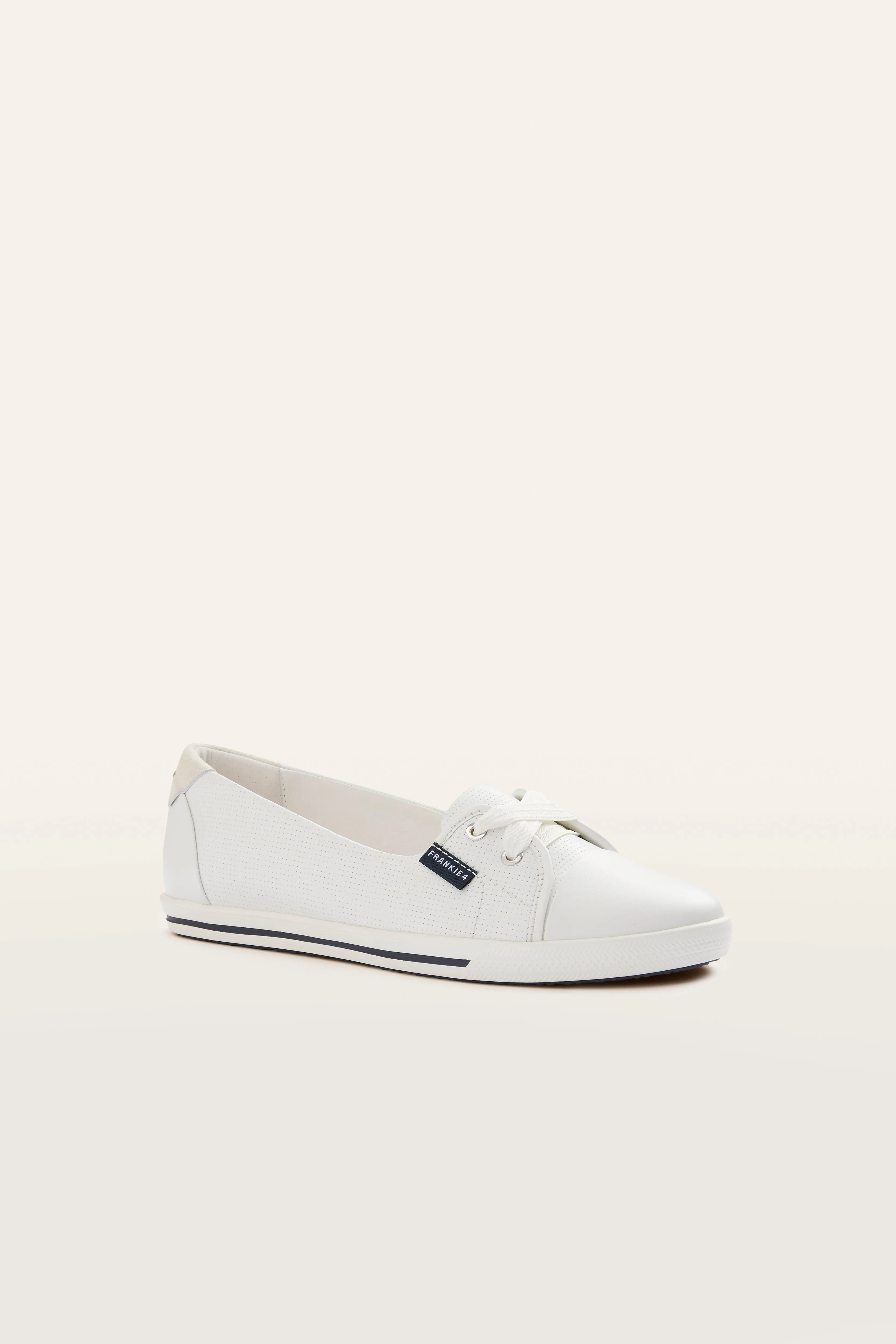 Frankie4 Hannah III Shoe - White Punched