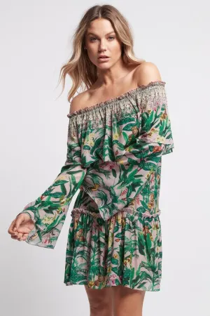 FRIENDS FOREVER SHORT RUFFLE DRESS