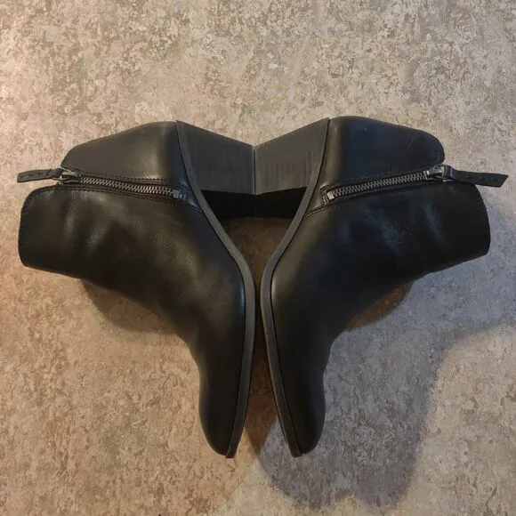 Frye Boots Judith Women's Size 9 M Black Leather Western Double Zip Booties
