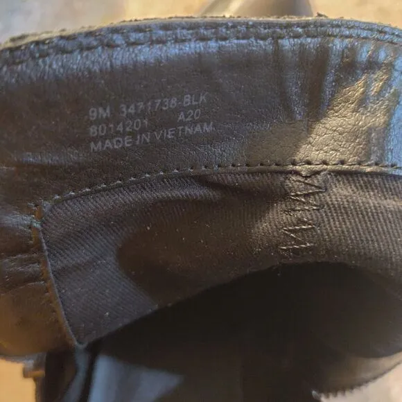 Frye Boots Judith Women's Size 9 M Black Leather Western Double Zip Booties