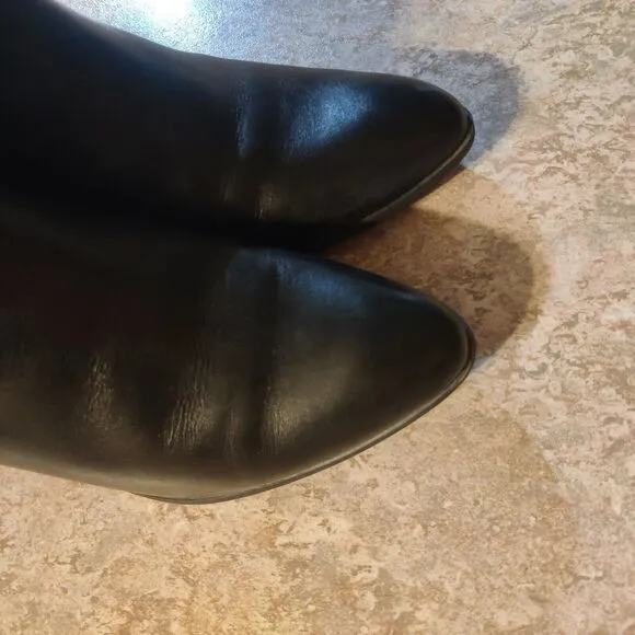 Frye Boots Judith Women's Size 9 M Black Leather Western Double Zip Booties